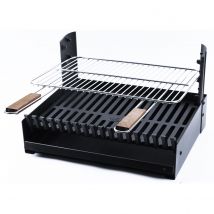 Barbecue à charbon "grilloir" - Noir - Métal - Home Maison
