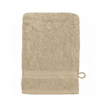 Lot de 3 Gants de toilette 16 x 22 cm en Coton couleur Ficelle - Ficelle - Coton - Home Maison