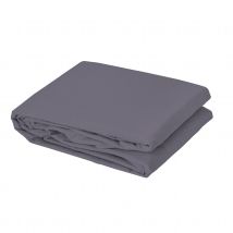 Housse de couette en 100% coton - Gris anthracite - Coton - Home Maison