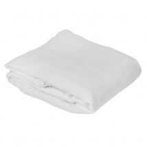 Alèse de lit en coton gratté - Blanc - 180x200 cm - Coton - Home Maison