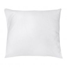 Alèse pour taie d'oreiller - Blanc - 65x65 cm - Coton - Home Maison
