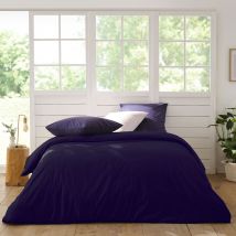 Housse de couette en percale de coton - Bleu Marine - Percale de coton - Home Maison