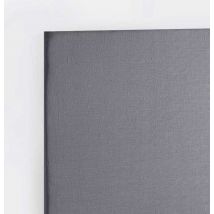 Tête de Lit Capitonnée en Lin Lavé - Gris souris - 140x120 cm - Lin - Home Maison