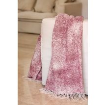 Plaid en Jacquard - Effet Laineux - Griotte - Jacquard - Home Maison