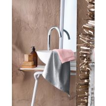 Lot de 2 Serviettes Invités Unies et Colorées - Ficelle - 33x50 cm - Coton - Home Maison