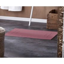 Tapis de Bain Uni et Coloré - Rose Clair - Coton - Home Maison