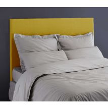 Tête de Lit en Lin Lavé - Jaune moutarde - 180x120 cm - Lin - Home Maison