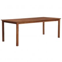 Table de jardin en bois d'acacia - Marron - Bois - Home Maison