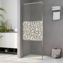 Paroi de douche à l' italienne - Transparent - Aluminium/Verre - Home Maison