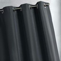 Rideau d'extérieur en tissu déperlant - Gris - Polyester - Home Maison