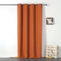 Rideau en 100% lin Libeccio - Marron Clair - 135x255 cm - Lin - Home Maison