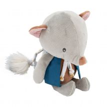 Peluche musique bébé Alix la souris - Gris - Home Maison