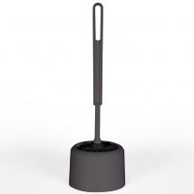 Brosse Wc Classique - Gris - 11x11x36 - Polypropylène - Home Maison