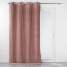 Rideau d'ameublement en velours reliefé - Rose - Velours - Home Maison