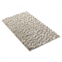 Tapis de Bain en microfibre tricolore - Ecru - 45x75 cm - Microfibre - Home Maison