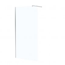 Paroi de douche minimaliste en verre trempé - Argent - Aluminium/Verre - Home Maison