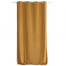 Rideau tamisant en velours - Jaune - Home Maison