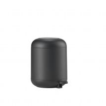 Poubelle salle de bain 4L - Noir - Plastique - Home Maison