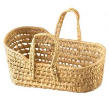 Couffin osier vintage pour poupée - Naturel - 36x19x19 cm - Osier - Home Maison