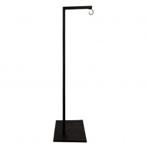 Support sur pied - hauteur 1 m - Noir - Métal - Home Maison