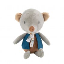 Peluche musicale petite souris - Gris - Coton/Polyester - Home Maison