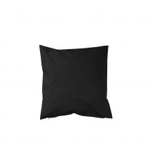 Coussin extérieur imperméable et déhoussable - Noir - 40x40 cm - Polyester - Home Maison