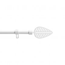 Tringle extensible en kit - Blanc - 120-210 cm - Métal - Home Maison