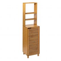 Etagère de salle de bain en bambou - Beige - Bambou - Home Maison