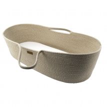 Couffin tressé - Naturel - 73x30x23 cm - Chenille/Coton/Polyester - Home Maison