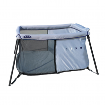 Lit parapluie bébé nomade - Gris - Home Maison