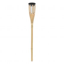 Torche solaire bambou - Beige - Bambou - Home Maison