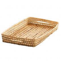 Panier à langer Osier rectangle - Beige - Osier - Home Maison