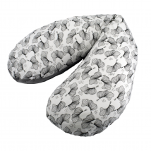 Coussin de maternité végétal 3 en 1 - Gris - Home Maison