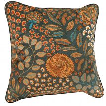 Coussin Motif Cachemire - Vert - 45x45 cm - Polyester - Home Maison
