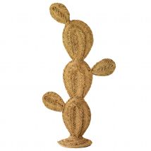 Cactus décoratif en paille XL - Naturel - 65x130 cm - Osier - Home Maison