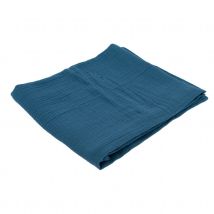 Maxi lange imprimé gaze de coton doux - Bleu - 100x100 cm - Coton - Home Maison
