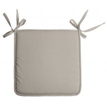 Galette de chaise unie aux multiples couleurs - Beige - Polyester - Home Maison