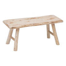 Petit banc en bois - Beige - 70x35 cm - Bois - Home Maison