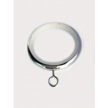10 Anneaux métal anti-bruit - Argent - Métal - Home Maison