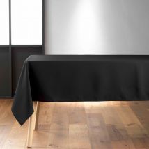 Nappe rectangulaire unie Essentiel - Noir - 140x200 cm - Polyester - Home Maison