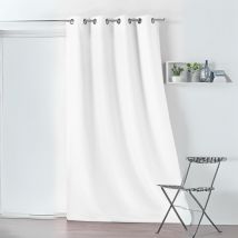 Rideau non feu à action antibactérienne et antivirale - Blanc - 260x260 cm - Polyester - Home Maison