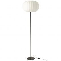 Lampadaire salon lanterne - Blanc - 50x50x173 cm - Métal - Home Maison