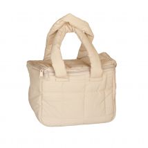 Lunch bag isotherme matelassé déperlant - Beige - Polyester - Home Maison