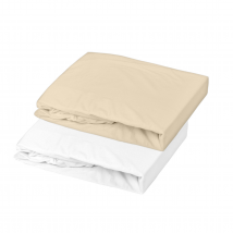 Ensemble bébé avec 1 alèse + 1 drap housse - Jaune - Coton - Home Maison