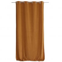 Rideau tamisant en velours - Marron - Home Maison