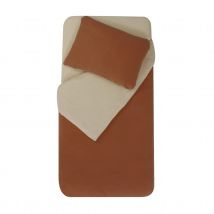 Parure de couette bicolore pour enfant - Rouge - Coton - Home Maison