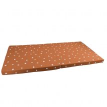 Matelas pliant de voyage pour bébé - Bronze - 60x120 cm - Coton - Home Maison