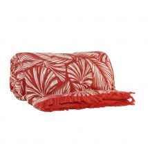 Edredon à motif exotique - Orange - Coton - Home Maison