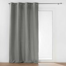 Rideau Isolant Thermique Uni - Gris - Home Maison