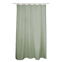 Rideau de Douche vert sauge - Vert - Polyester - Home Maison